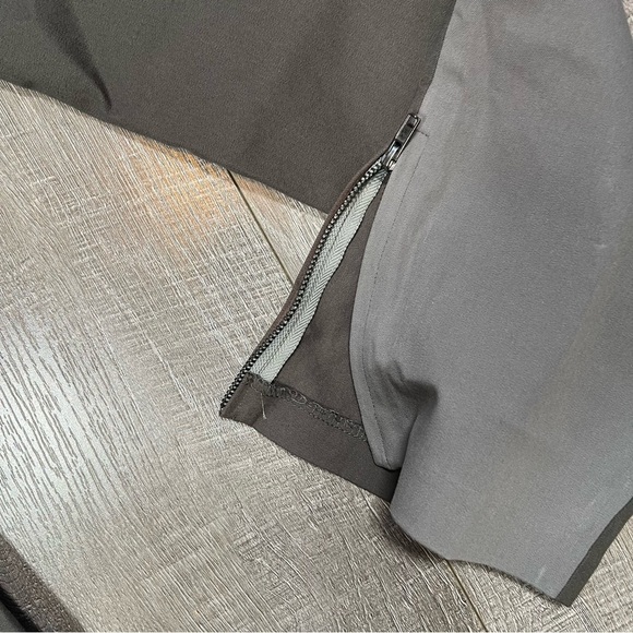 EILEEN FISHER Cotton Ankle Zippered PANT colorblock size S - Picture 8 of 8